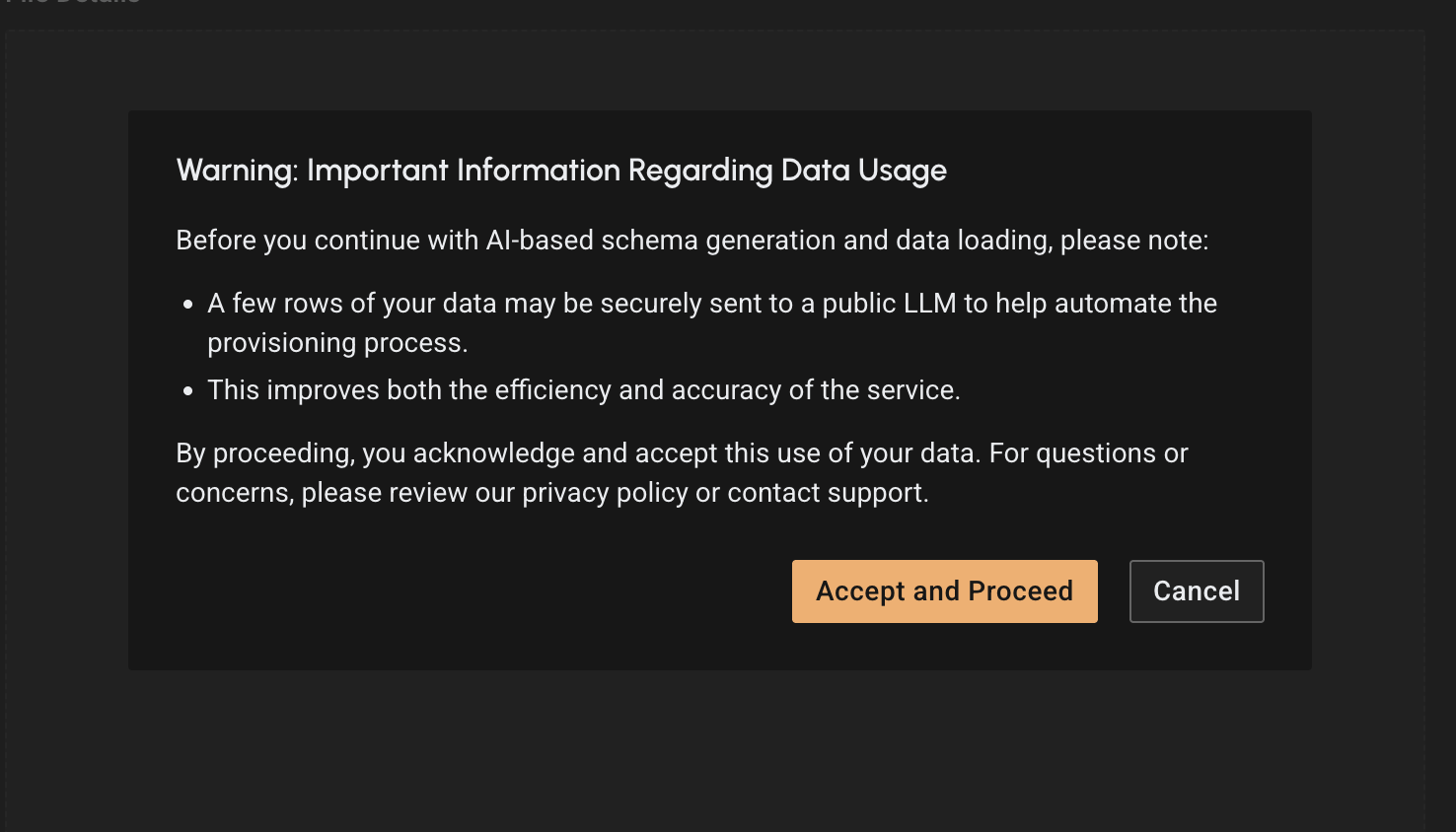 3.1 importcsv accept